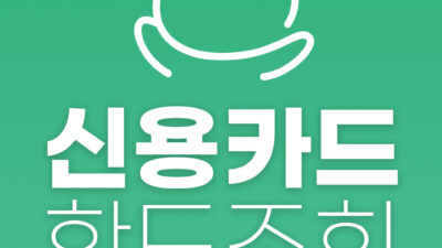 신용카드 한도조회